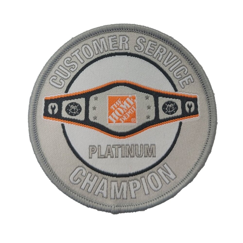 Home Depot Customer Service Champion Platinum Patch